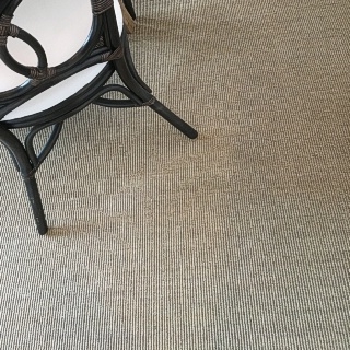 Fine Ribbed Quartz Sisal Installation